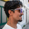 Oakley Frogskins Hybrid OO9289 Matte Lilac/Prizm Clear/Prizm Violet #colour_matte-lilac-prizm-clear-prizm-violet