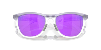 Oakley Frogskins Hybrid OO9289 Matte Lilac/Prizm Clear/Prizm Violet #colour_matte-lilac-prizm-clear-prizm-violet