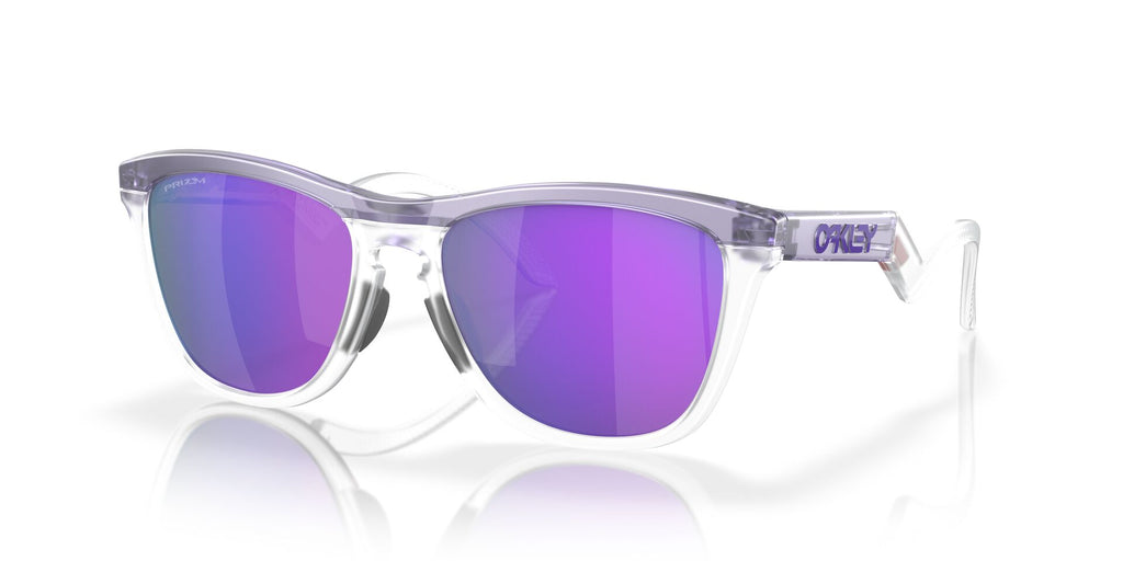 Oakley Frogskins Hybrid OO9289 Matte Lilac/Prizm Clear/Prizm Violet #colour_matte-lilac-prizm-clear-prizm-violet