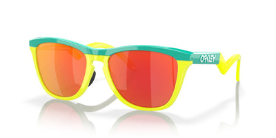 Oakley Frogskins Hybrid OO9289 Celeste/Tennis Ball Yellow/Prizm Ruby #colour_celeste-tennis-ball-yellow-prizm-ruby