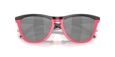 Oakley Frogskins Hybrid OO9289 Matte Black/Neon Pink/Prizm Black #colour_matte-black-neon-pink-prizm-black