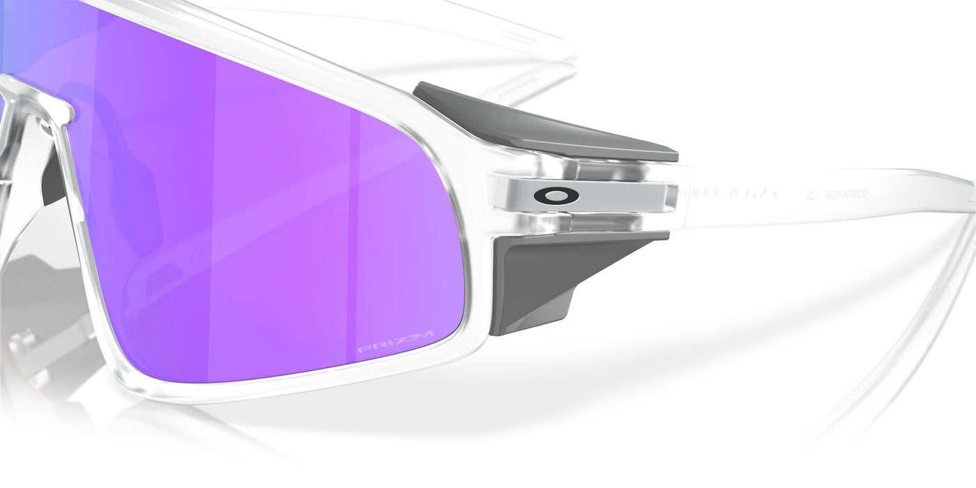 Oakley Latch Panel OO9404 Matte Clear/Prizm Violet #colour_matte-clear-prizm-violet