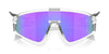 Oakley Latch Panel OO9404 Matte Clear/Prizm Violet #colour_matte-clear-prizm-violet