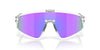 Oakley Latch Panel OO9404 Matte Clear/Prizm Violet #colour_matte-clear-prizm-violet
