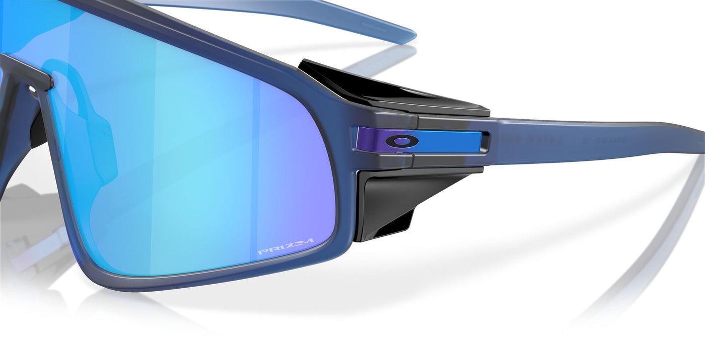 Oakley Latch Panel OO9404 Matte Transparent Navy/Prizm Sapphire #colour_matte-transparent-navy-prizm-sapphire