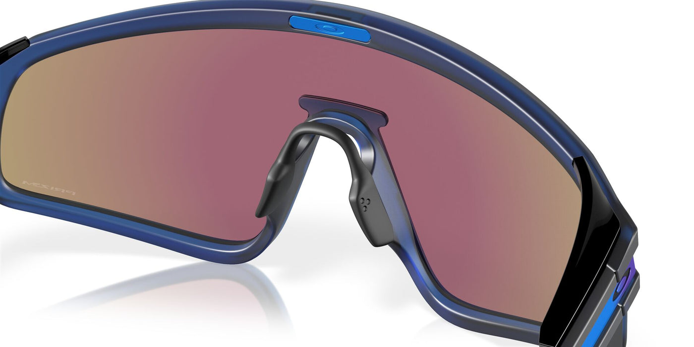 Oakley Latch Panel OO9404 Matte Transparent Navy/Prizm Sapphire #colour_matte-transparent-navy-prizm-sapphire