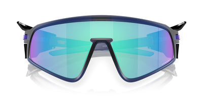 Oakley Latch Panel OO9404 Matte Transparent Navy/Prizm Sapphire #colour_matte-transparent-navy-prizm-sapphire