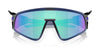 Oakley Latch Panel OO9404 Matte Transparent Navy/Prizm Sapphire #colour_matte-transparent-navy-prizm-sapphire