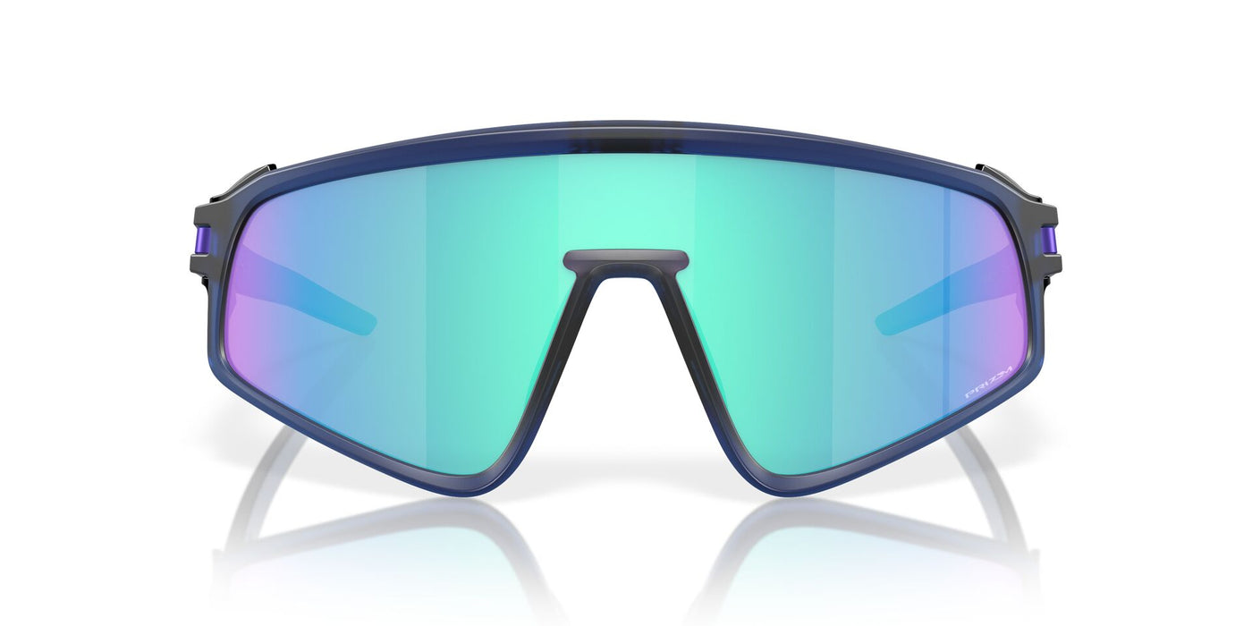 Oakley Latch Panel OO9404 Matte Transparent Navy/Prizm Sapphire #colour_matte-transparent-navy-prizm-sapphire