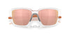 Oakley Actuator SQ OO9430 Matte Clear/Prizm Rose Gold Polarised #colour_matte-clear-prizm-rose-gold-polarised
