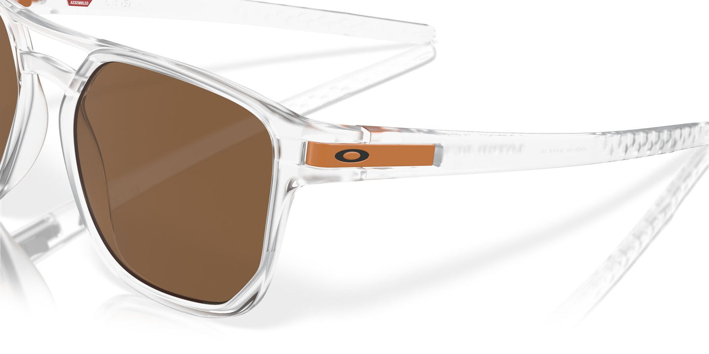 Oakley Latch Beta OO9436 Matte Clear/Prizm Bronze #colour_matte-clear-prizm-bronze