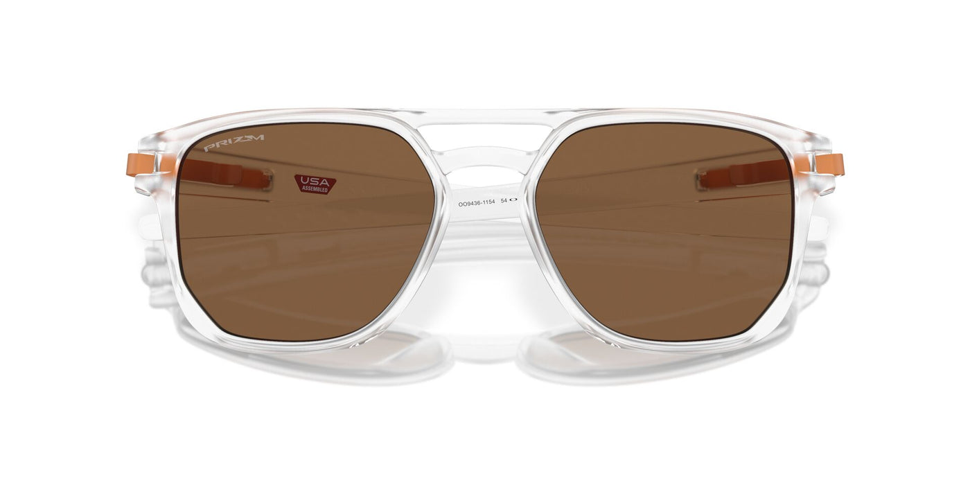 Oakley Latch Beta OO9436 Matte Clear/Prizm Bronze #colour_matte-clear-prizm-bronze