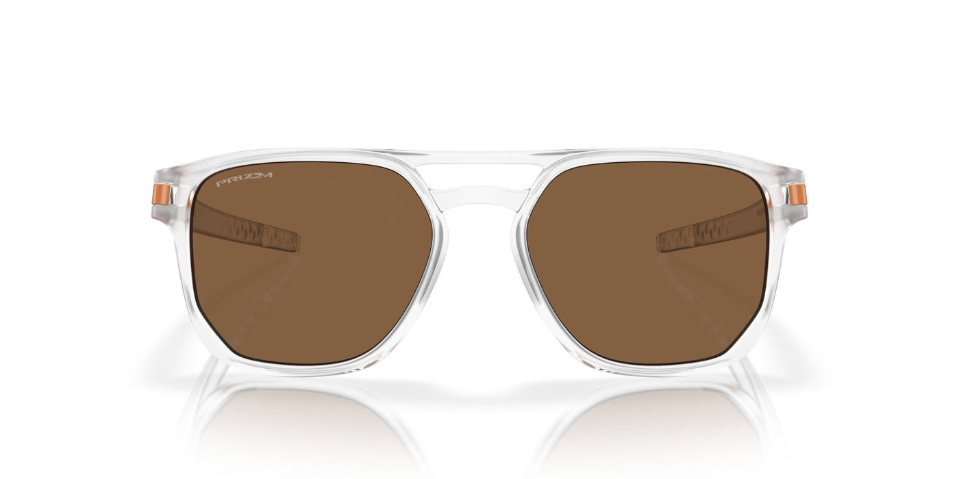 Oakley Latch Beta OO9436 Matte Clear/Prizm Bronze #colour_matte-clear-prizm-bronze