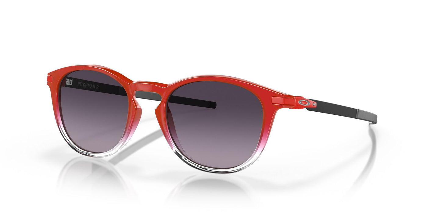 Oakley Pitchman R OO9439 Red Fade/Prizm Grey Gradient #colour_red-fade-prizm-grey-gradient