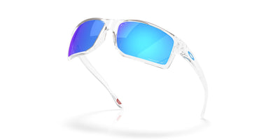 Oakley Gibston Xl OO9470 Clear/Prizm Sapphire Polarised #colour_clear-prizm-sapphire-polarised