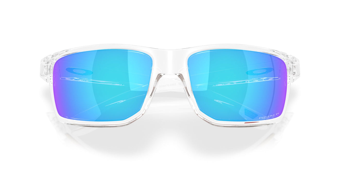 Oakley Gibston Xl OO9470 Clear/Prizm Sapphire Polarised #colour_clear-prizm-sapphire-polarised