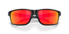 Oakley Gibston Xl OO9470 Matte Black/Prizm Ruby Polarised #colour_matte-black-prizm-ruby-polarised