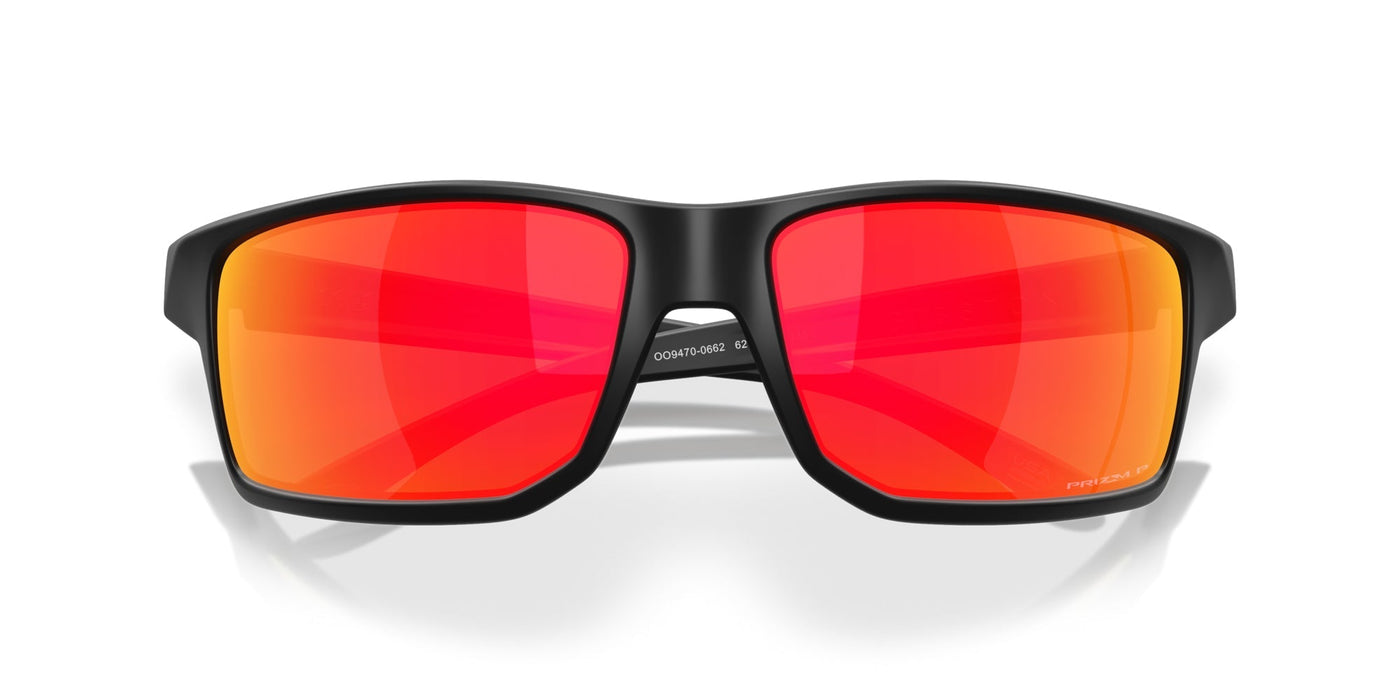 Oakley Gibston Xl OO9470 Matte Black/Prizm Ruby Polarised #colour_matte-black-prizm-ruby-polarised