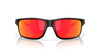 Oakley Gibston Xl OO9470 Matte Black/Prizm Ruby Polarised #colour_matte-black-prizm-ruby-polarised