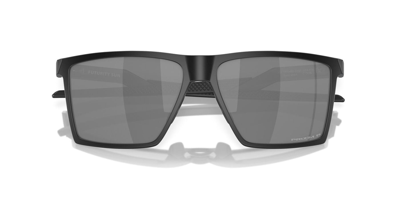 Oakley Futurity Sun OO9482 Satin Black/Prizm Black Polarised #colour_satin-black-prizm-black-polarised