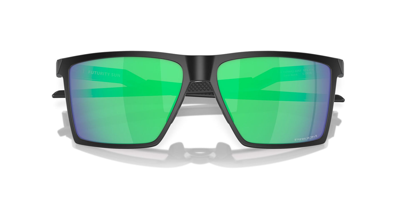 Oakley Futurity Sun OO9482 Satin Black/Prizm Jade #colour_satin-black-prizm-jade