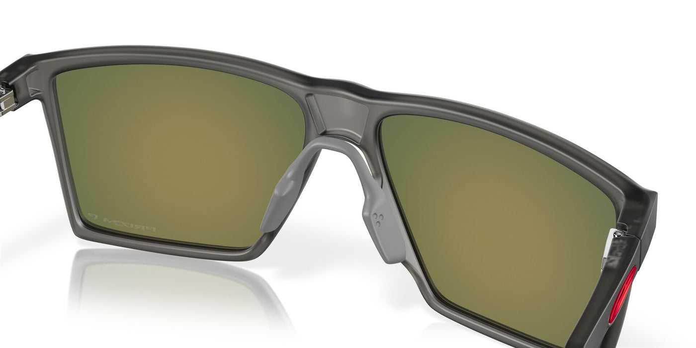 Oakley Futurity Sun OO9482 Satin Grey Smoke/Prizm Ruby Polarised #colour_satin-grey-smoke-prizm-ruby-polarised