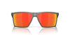 Oakley Futurity Sun OO9482 Satin Grey Smoke/Prizm Ruby Polarised #colour_satin-grey-smoke-prizm-ruby-polarised