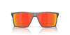 Oakley Futurity Sun OO9482 Satin Grey Smoke/Prizm Ruby Polarised #colour_satin-grey-smoke-prizm-ruby-polarised