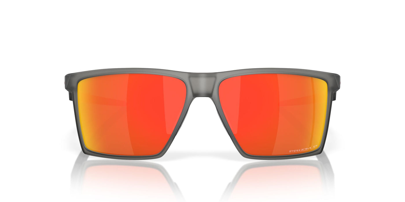 Oakley Futurity Sun OO9482 Satin Grey Smoke/Prizm Ruby Polarised #colour_satin-grey-smoke-prizm-ruby-polarised