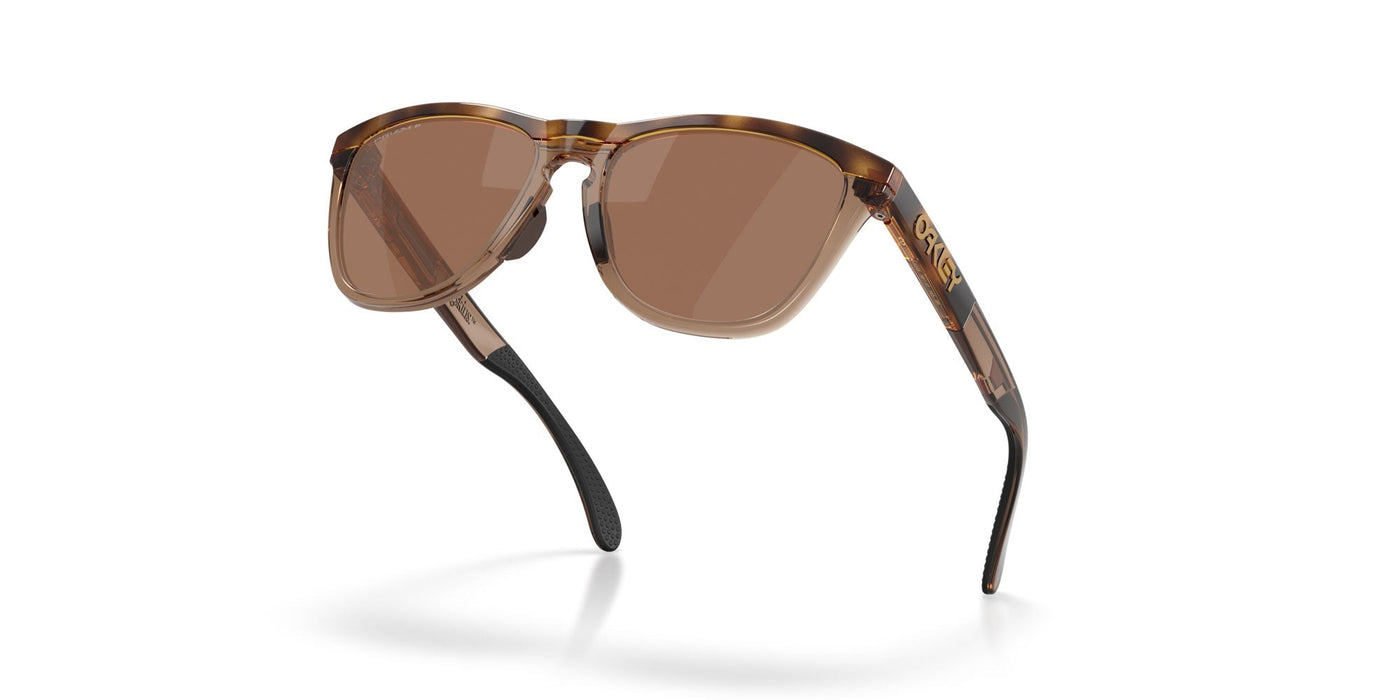 Oakley Frogskins Range Xl OO9503 Brown Tortoise/Brown Smoke-Prizm Tungsten Polarised #colour_brown-tortoise-brown-smoke-prizm-tungsten-polarised