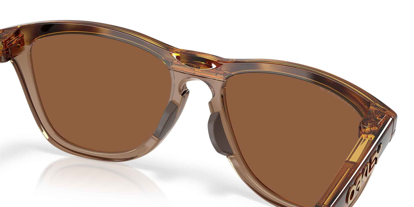 Oakley Frogskins Range Xl OO9503 Brown Tortoise/Brown Smoke-Prizm Tungsten Polarised #colour_brown-tortoise-brown-smoke-prizm-tungsten-polarised