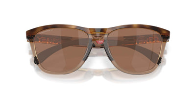 Oakley Frogskins Range Xl OO9503 Brown Tortoise/Brown Smoke-Prizm Tungsten Polarised #colour_brown-tortoise-brown-smoke-prizm-tungsten-polarised