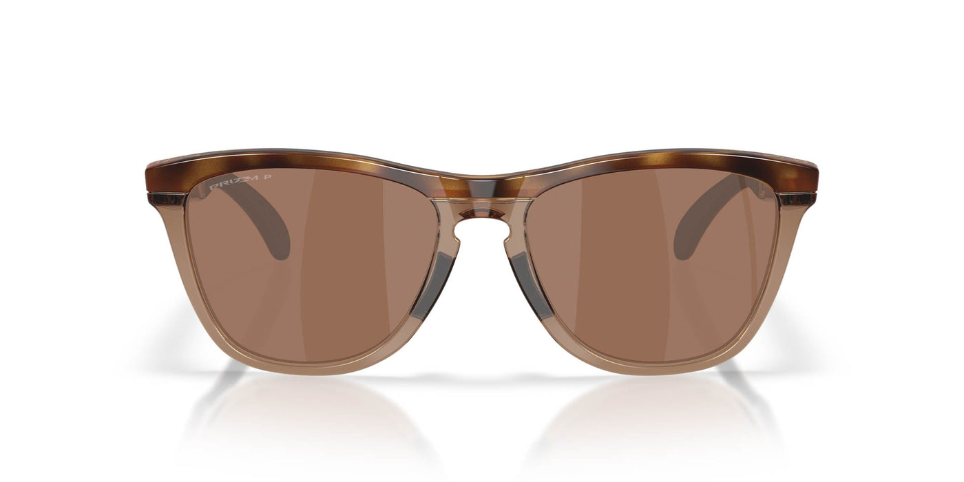 Oakley Frogskins Range Xl OO9503 Brown Tortoise/Brown Smoke-Prizm Tungsten Polarised #colour_brown-tortoise-brown-smoke-prizm-tungsten-polarised
