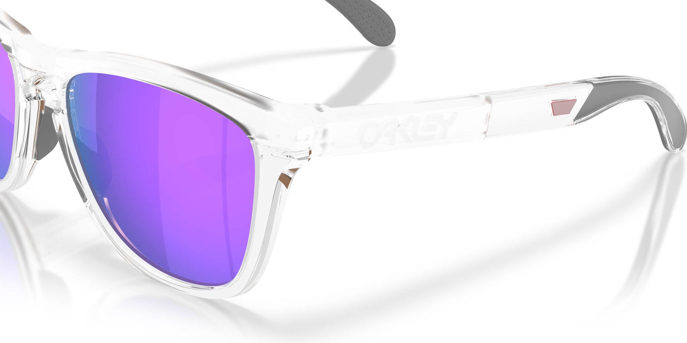 Oakley Frogskins Range Xl OO9503 Matte Clear/Prizm Violet #colour_matte-clear-prizm-violet