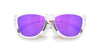Oakley Frogskins Range Xl OO9503 Matte Clear/Prizm Violet #colour_matte-clear-prizm-violet