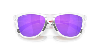 Oakley Frogskins Range Xl OO9503 Matte Clear/Prizm Violet #colour_matte-clear-prizm-violet