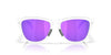 Oakley Frogskins Range Xl OO9503 Matte Clear/Prizm Violet #colour_matte-clear-prizm-violet