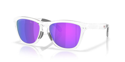 Oakley Frogskins Range Xl OO9503 Matte Clear/Prizm Violet #colour_matte-clear-prizm-violet
