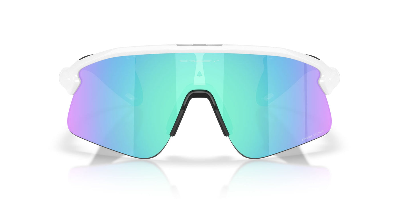 Oakley Stunt Devil OO9517 Matte White/Prizm Sapphire #colour_matte-white-prizm-sapphire