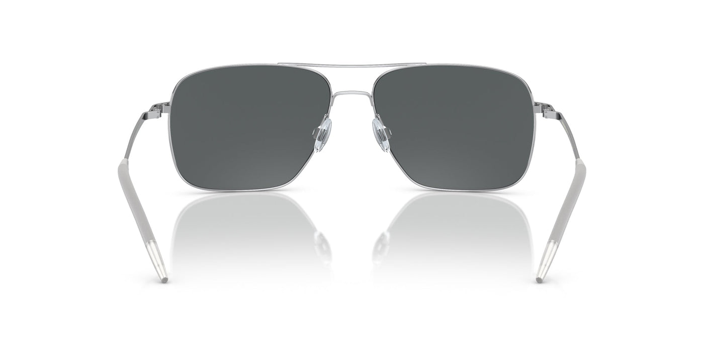 Oliver Peoples Clifton OV1150S Silver/Dark Grey Polarised #colour_silver-dark-grey-polarised