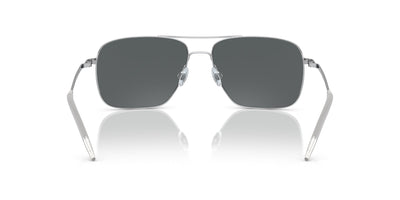 Oliver Peoples Clifton OV1150S Silver/Dark Grey Polarised #colour_silver-dark-grey-polarised