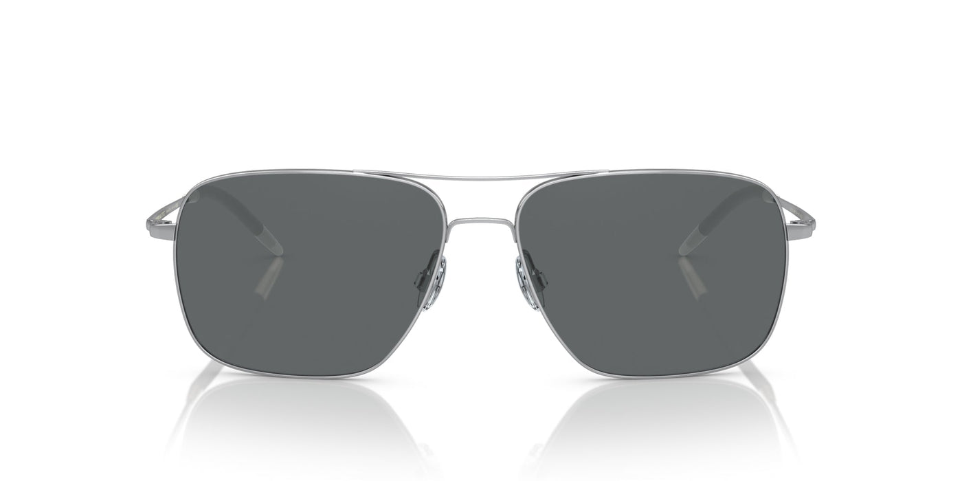 Oliver Peoples Clifton OV1150S Silver/Dark Grey Polarised #colour_silver-dark-grey-polarised