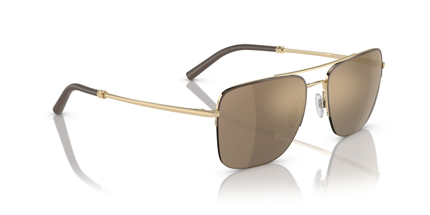 Oliver Peoples R-2 OV1343S Umber/Gold/Desert Flash Mirror #colour_umber-gold-desert-flash-mirror