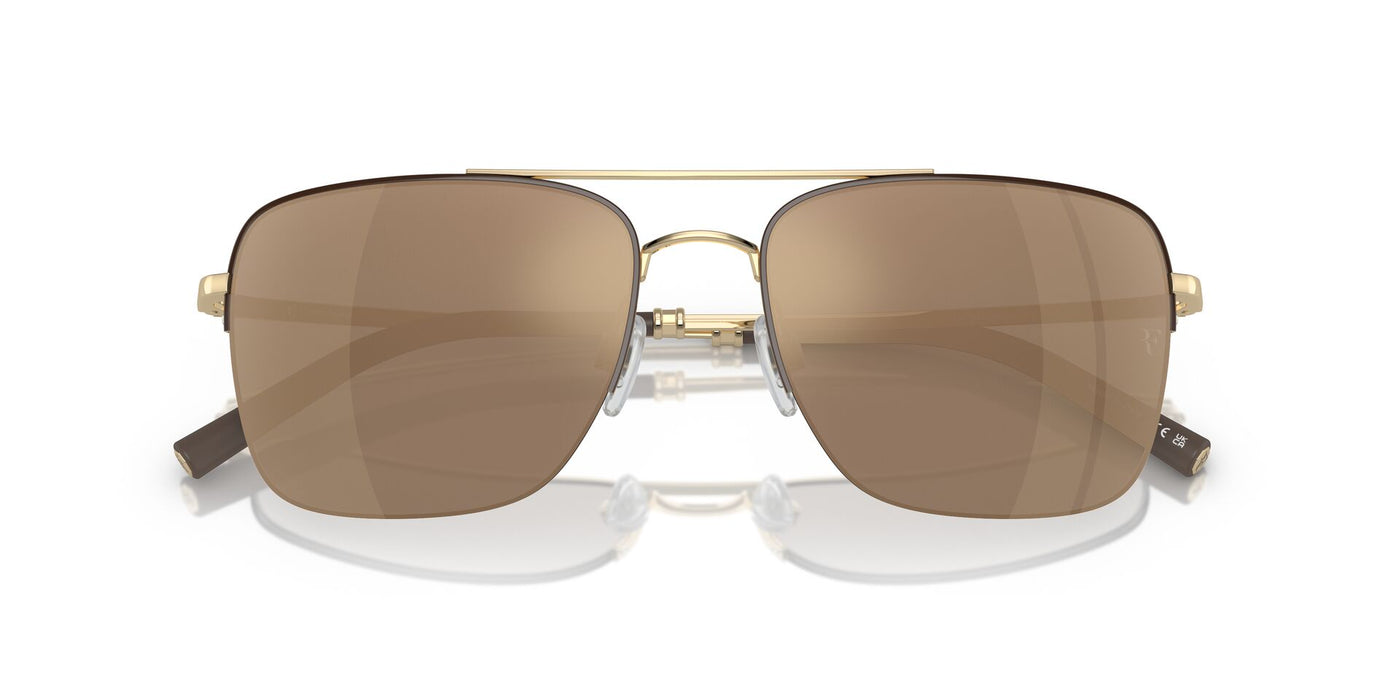 Oliver Peoples R-2 OV1343S Umber/Gold/Desert Flash Mirror #colour_umber-gold-desert-flash-mirror