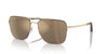 Oliver Peoples R-2 OV1343S Umber/Gold/Desert Flash Mirror #colour_umber-gold-desert-flash-mirror