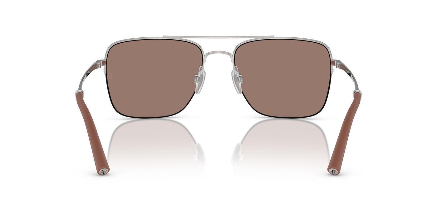 Oliver Peoples R-2 OV1343S Brick/Silver/Sierra #colour_brick-silver-sierra