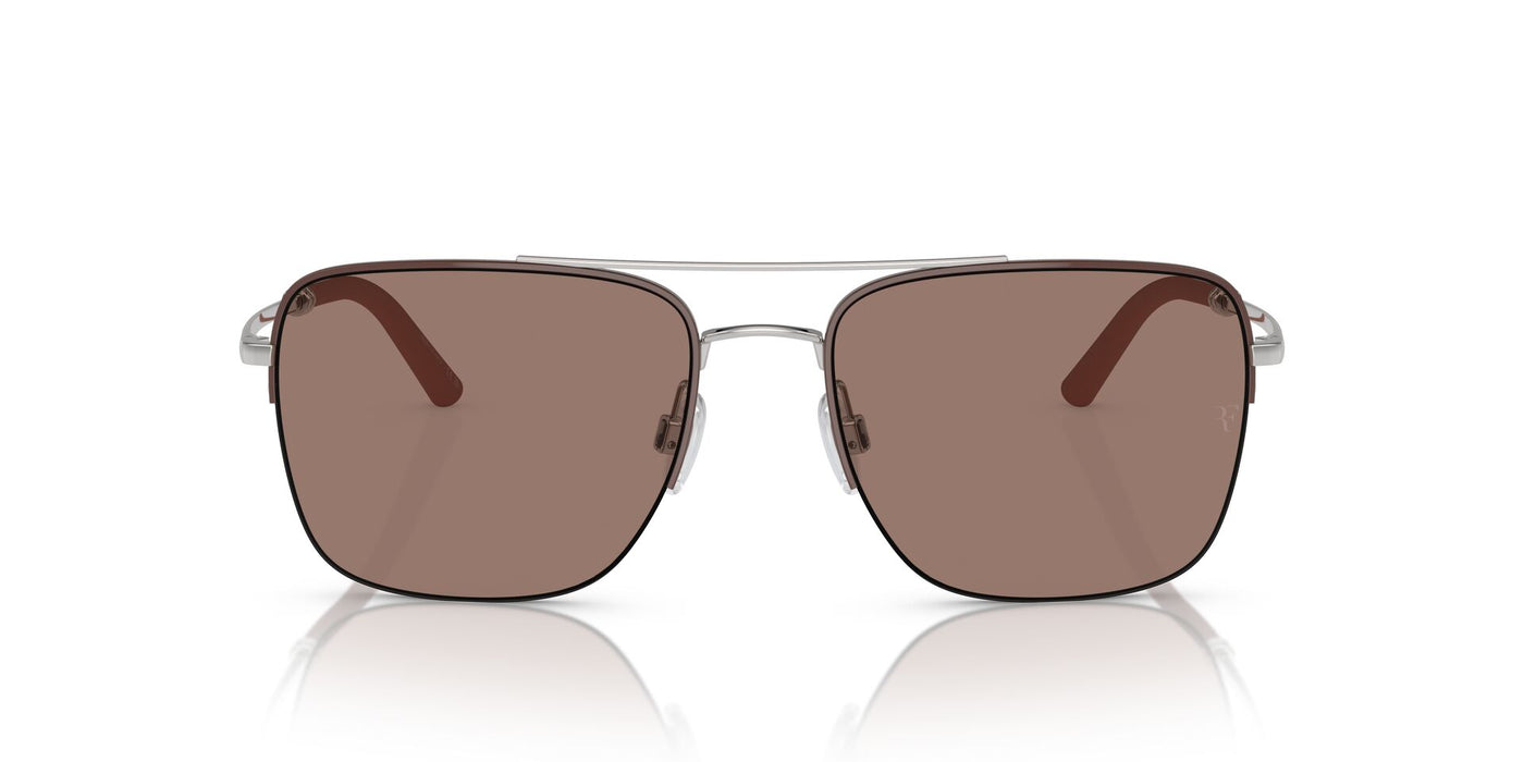 Oliver Peoples R-2 OV1343S Brick/Silver/Sierra #colour_brick-silver-sierra