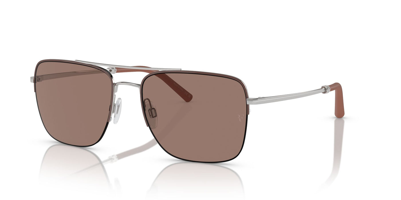 Oliver Peoples R-2 OV1343S Brick/Silver/Sierra #colour_brick-silver-sierra