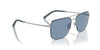 Oliver Peoples R-2 OV1343S Blue Ash/Brushed Silver Mirror #colour_blue-ash-brushed-silver-mirror