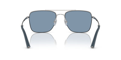 Oliver Peoples R-2 OV1343S Blue Ash/Brushed Silver Mirror #colour_blue-ash-brushed-silver-mirror